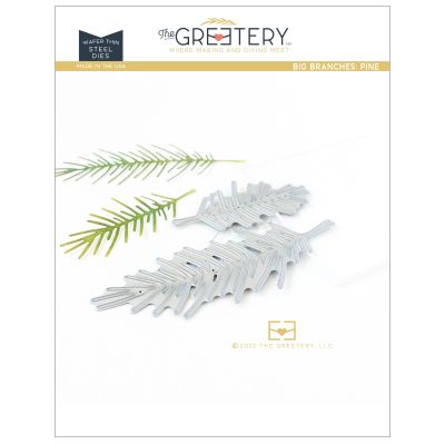Exclusive UK Supplier of The Greetery - Big Branch Pine Die for papercrafting