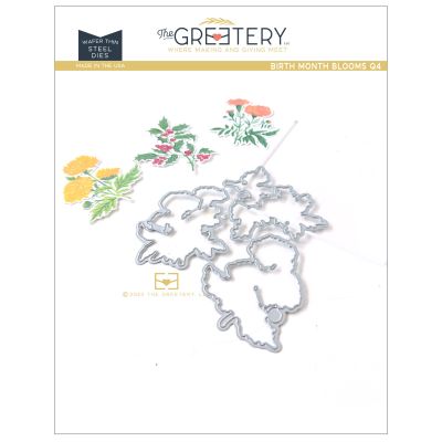 The Greetery These Are The Days Collection Birth Month Blooms Q4 Die ideal for Winter Themed Birthday cards as well as calendars