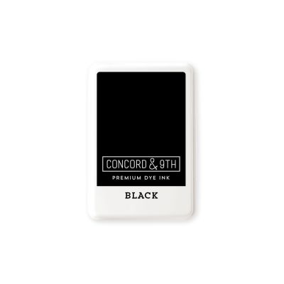 UK Stockist - Concord and 9th Premium Dye Ink Pad - Black
