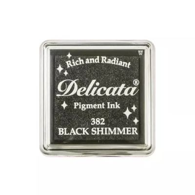 Delicata Pigment Ink Cube - Black Shimmer