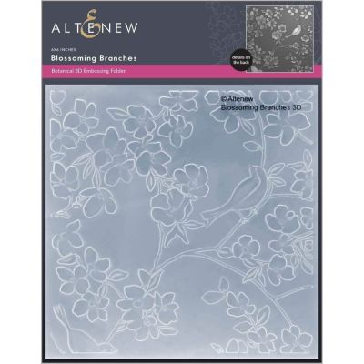 Blossoming Branches 3D Embossing Folder