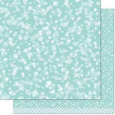 LF Let's Bokeh in the Snow - Ice Blue (6 sheets of 12 inch paper)