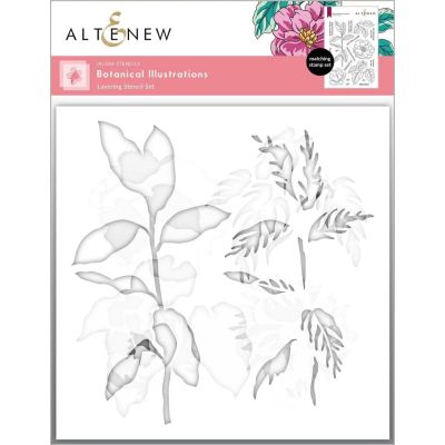 ALT Botanical Illustration Layering Stencil Set (4 in 1)