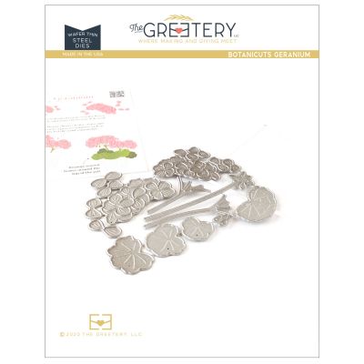 Exclusive UK Supplier of The Greetery - BotaniCuts Geranium Die for papercrafting