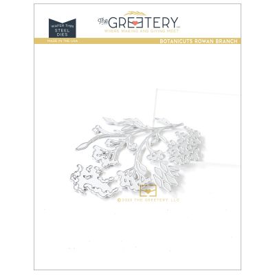 BotaniCuts Rowan Branch Die by The Greetery, Recollective Holiday Collection, UK Exclusive Stockist, Seven Hills Crafts 5 star rated for customer service, speed of delivery and value