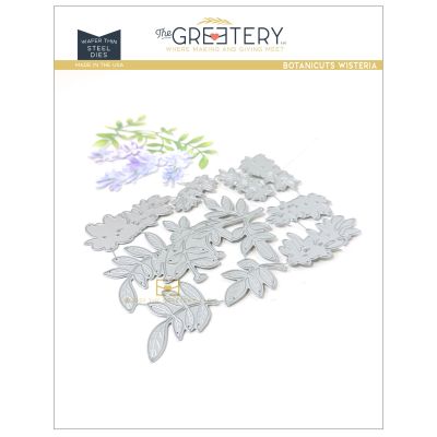 The Greetery BotaniCuts Wisteria Die, Garden Party Collection for cardmaking and papercrafts for bridgerton fans
