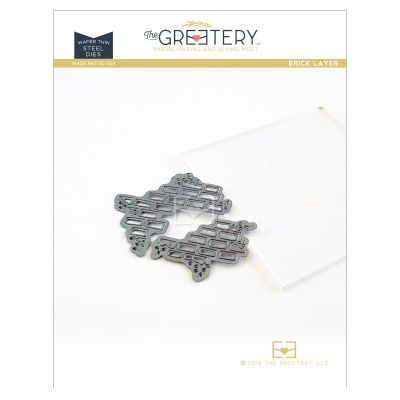 Exclusive UK Supplier of The Greetery - Brick Layer Die for papercrafting