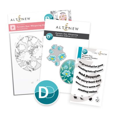 Altenew Dynamic Duo Whispering Meadow Kit for creating floral images for cardmaking and scrapbook layouts