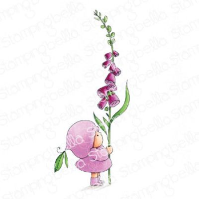 Bundle Girl With a Foxglove Stamp