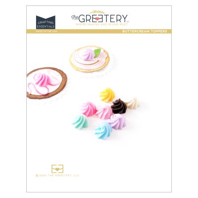 UK Excluive Supplier of The Greetery - Buttercream Toppers  for cardmaking.
