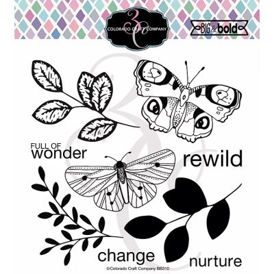 Big & Bold - Blissful Butterflies Stamp