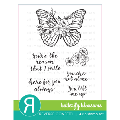 Butterfly Blossoms Stamp