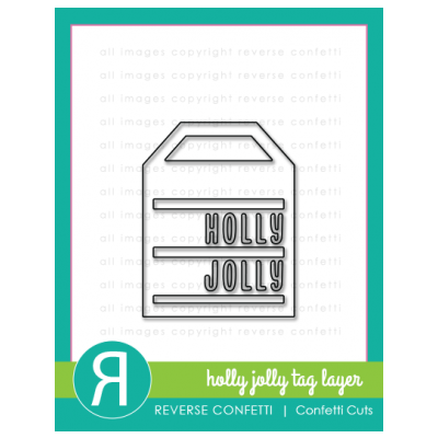 Holly Jolly Tag Layer Confetti Cuts