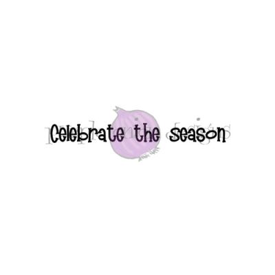 Celebrate the Season Sentiment Stamp