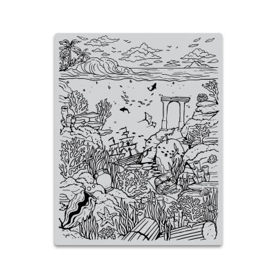 Deep Sea Background Cling Stamp