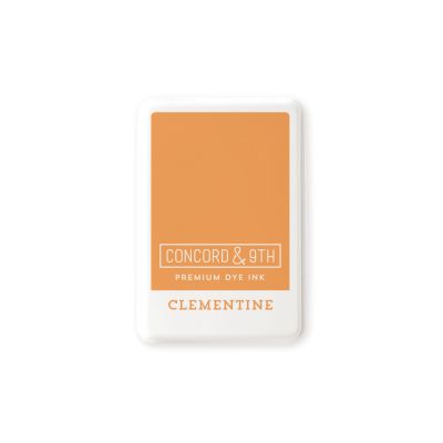 UK Stockist  - Concord and 9th Premium Dye Inkpads - Clementine