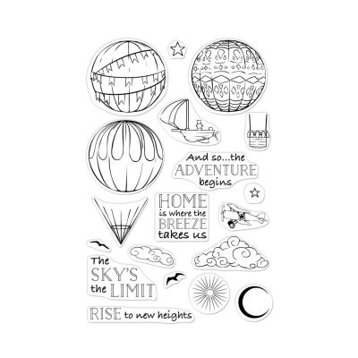 Sky's The Limit Balloons Stamp