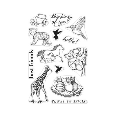 From The Vault - Realistic Animals Clear Stamp