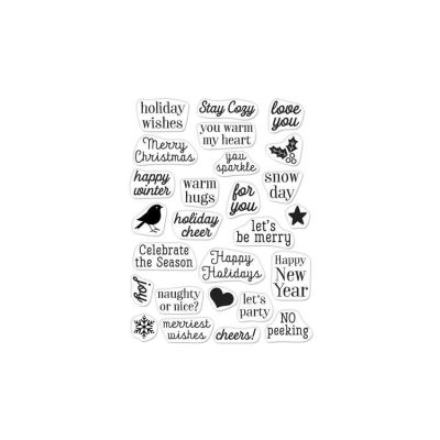 Hero Greetings Christmas Messages Stamp