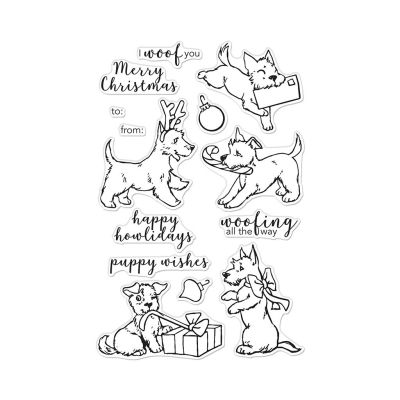 Merry Woof Stamp