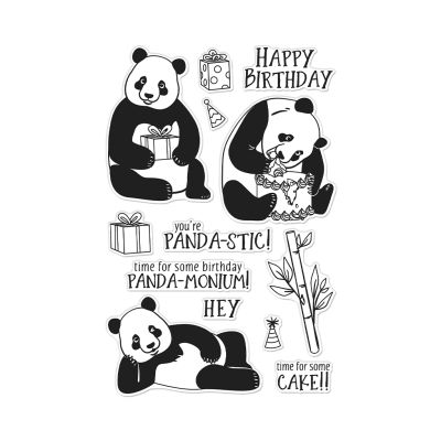 Birthday Panda Stamp