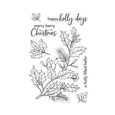 HA Holly Berries Stamp