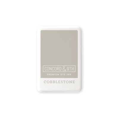 UK Stockist  - Concord and 9th Premium Dye Inkpads - Cobblestone
