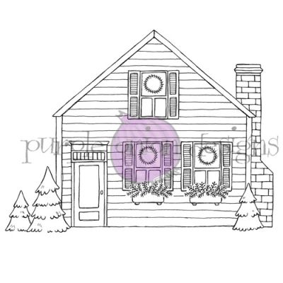 Cozy Holiday Home Stamp