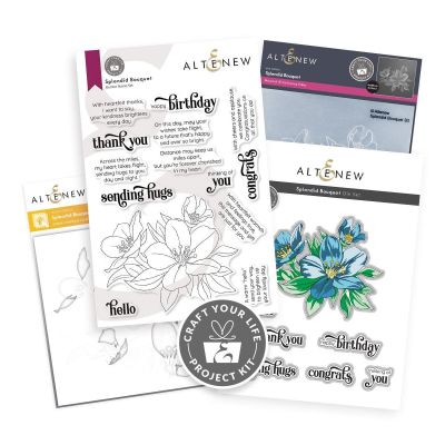 Craft Your Life Project Kit: Splendid Bouquet, by AlteNew,  Seven Hills Crafts 5 star rated for customer service, speed of delivery and value