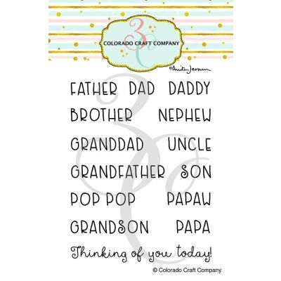 For Dad Names Stamp