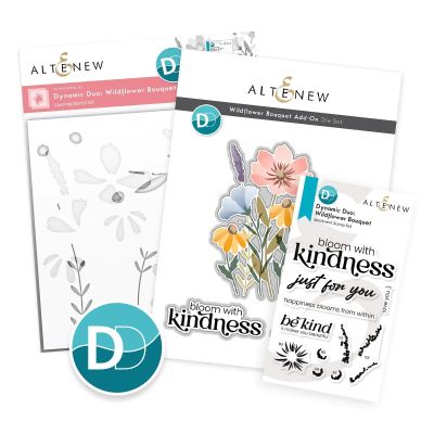dynamic duo wildflower bouquet bunder by altenew for cardmaking and paper crafting available from Seven Hills Crafts, UK Stockist, 5 star rated for customer service, speed of delivery and value