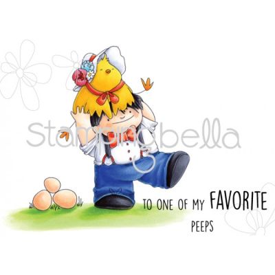 SB Easter Bonnet Chick Stamp