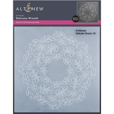 AlteNew Delicate Wreath 3D Embossing Folder
World Wide Shipping   5 star Trustpilot rating for customer service and value