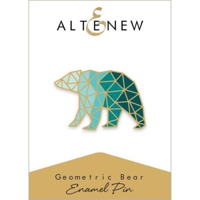 Geometric Bear Enamel Pin