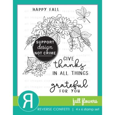 RC Fall Flowers Stamp