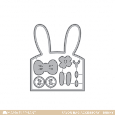 Favor Bag Accessory - Bunny Creative Cut