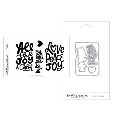 Kristina Werner Festive Fun Stamp and Die Set