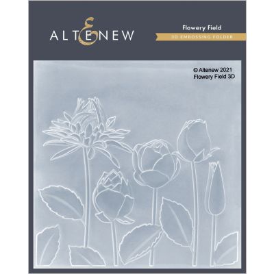 Flowery Field 3D Embossing Folder