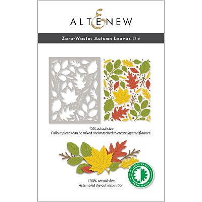 Altenew Leafy Splendor Embossing Folder and Stencil Set create embossed leaves and easily add colour with the matching two layer stencil