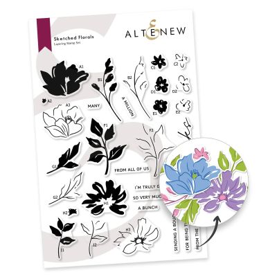 Altenew sincere sentiments Stamp set for cardmaking and paper crafts.  UK Stockist, Seven Hills Crafts