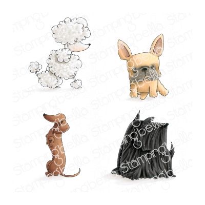Frenchie, Scottie, Poodle and Dachsie Stamp