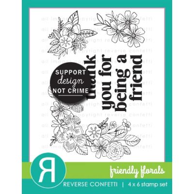 RC Frendly Florals Stamp