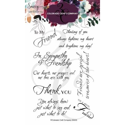 Savvy Sentiments - Friendship Greetings Stamp