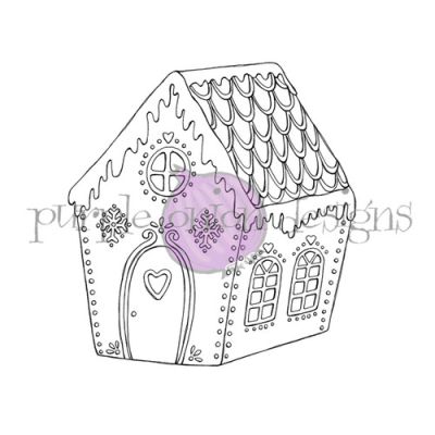 POD Gingerbread House Stamp