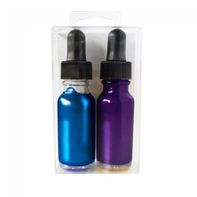 Glimmer Metallic Inks - Purple & Blue