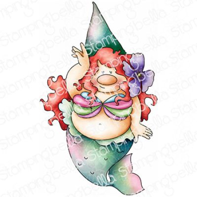 Gnome Mermaid Stamp