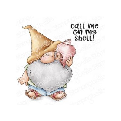 Gnome With a Seashell Stamp