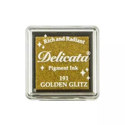 Delicata Pigment Ink Cube - Golden Glitz