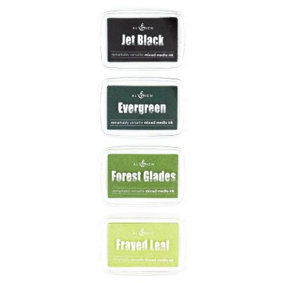 Green Fields Mixed Media Ink Set (4 full sized pads)