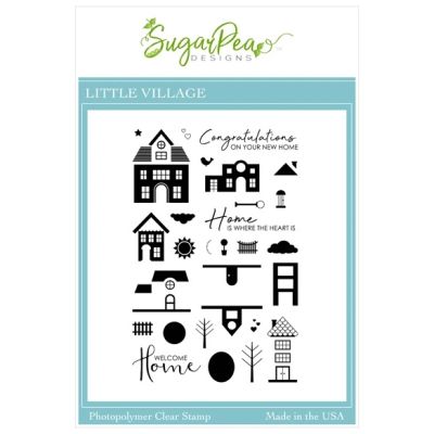 Happy Little Village Stamp